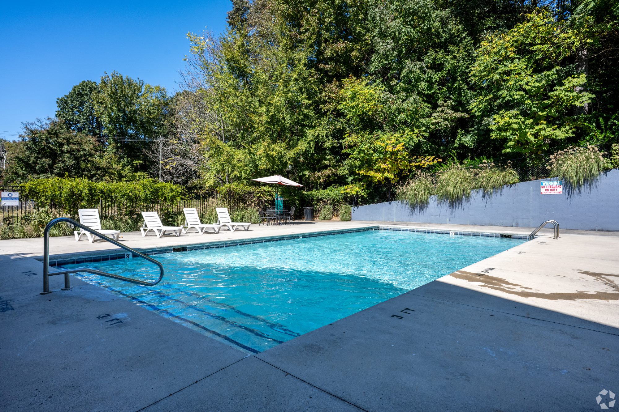 pool view at Cedar Trace located in Greensboro, NC